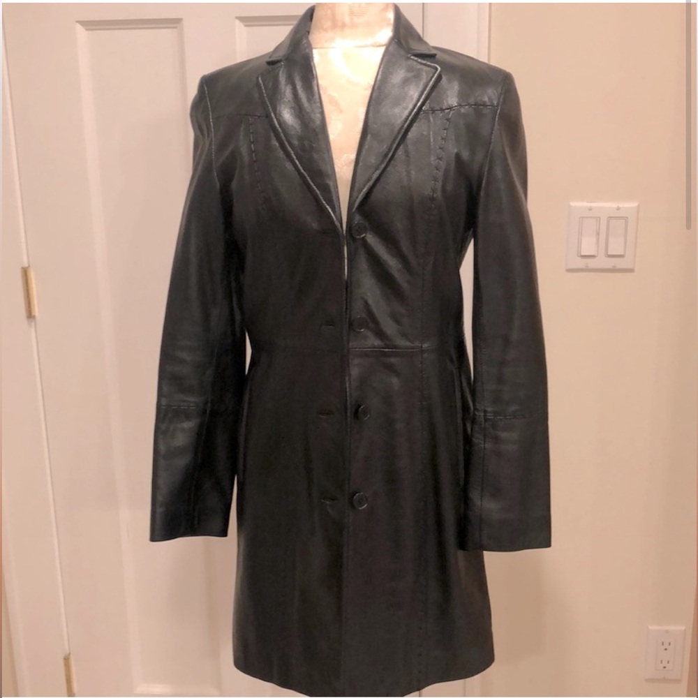 Kenneth Cole Reaction Leather Coat